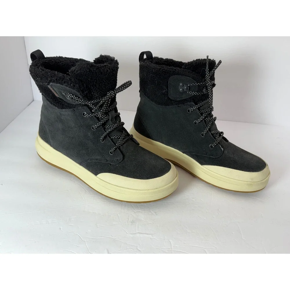 Merrell Womens J007056 Black Suede Sherpa Lined‎ FloatMax Winter Boots Size 11
